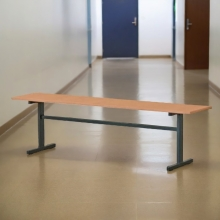 Банкетка школьная на двух стойках